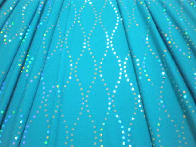 11.Turquoise Silver Metallic Novelty